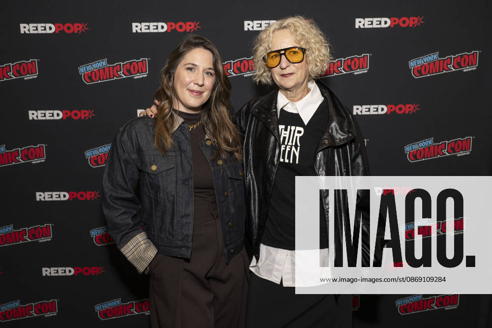CATHERINE CRABTREE and LOU EYRICH attend the press room for American Horror Story 13 on FX during New York Comic Con at Jacob Javits Convention Center in New York. 9 October 2026 New York USA - ZUMAa265 20261009_zep_a265_094