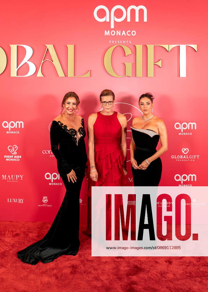 Photocall from the 2nd Global Gift Gala in Monaco: Maria Bravo, Princess Stéphanie of Monaco and Eva Longoria attend the 2nd Monaco Global Gift Gala photocall at the Hotel de Paris on October 9, 2026, in Monaco, Monaco. Photo by Laurent Coust. Starface 460363 2026 10 09 Monaco Monaco