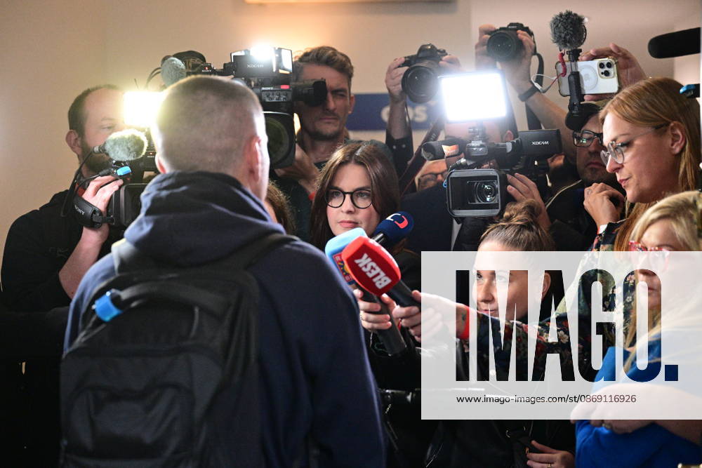 The two-day elections to municipal assemblies ended in the Czech Republic together with the first round of the elections to one-third of the Senate, at 2:00 p.m. on October 10, 2026. On the photo: ODS Member of Parliament Karel Haas speaks to journalists at the ODS s central campaign headquarters in Prague. (CTKxPhoto MichalxKamaryt) CTKPhotoP2026101003837 CTKPhotoP2026101003837
