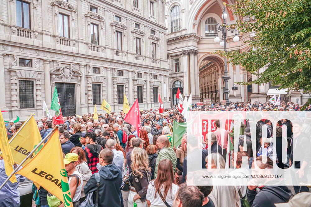 IPA89503014 - Milan, October 10, 2026 A protest organized by local No Data Centers committees to demand a halt to the construction and operation of new data centers in the province of Milan.