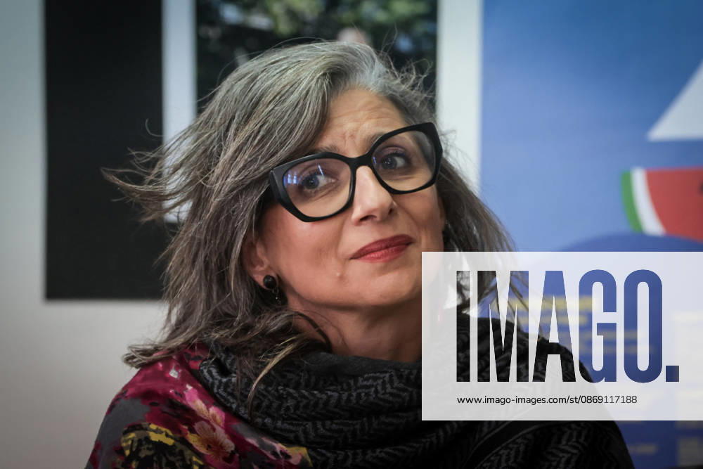 IPA89504320 - Naples, October 10, 2026: Conference at the former NATO base; Greta Thunberg in Bagnoli discussing the CPRs, and today at the march and the pro-PAL debate with Francesca Albanese (NeaPhoto Renato Esposito)