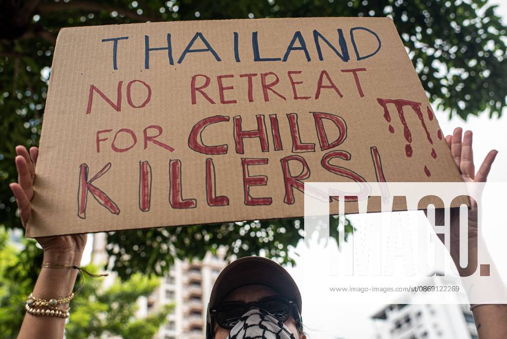 Pro-Palestine protesters gather outside Israeli Embassy in Bangkok BANGKOK, THAILAND OCTOBER 10, 2026: Pro-Palestine protesters and activists gather outside the Israeli Embassy in Bangkok to demand a permanent ceasefire in Gaza and express solidarity with the Palestinian people. The demonstration highlights calls for an end to hostilities in Gaza and continued international attention to the humanitarian situation affecting Palestinians. Protesters gathered outside the diplomatic mission to voice their demands and show support for Palestinians amid the ongoing conflict. The demonstration forms part of international solidarity actions calling for a ceasefire and greater protection for civilians in Gaza. Bangkok Thailand