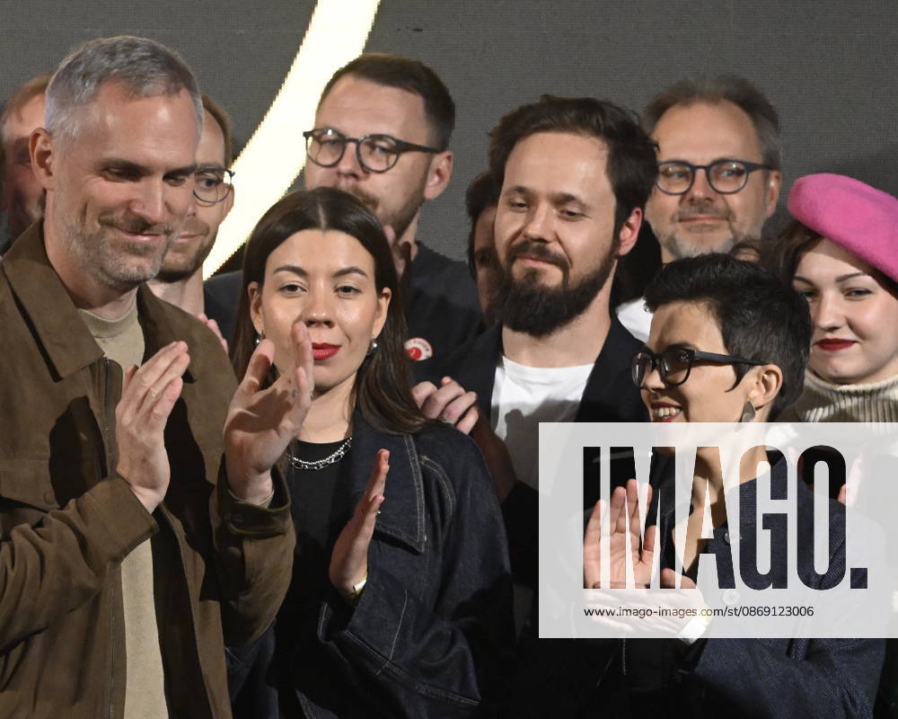 The two-day elections to municipal assemblies ended in the Czech Republic together with the first round of the elections to one-third of the Senate, at 2:00 p.m. on October 10, 2026. On the photo: Pirate Party Chairman Zdenek Hrib, left, and Member of Parliament Katerina Stojanova, and Chairwoman of the Pirate Party Parliamentary Caucus Olga Richterova, at the Pirate Party s campaign headquarters in Prague. (CTKxPhoto MichalxKrumphanzl) CTKPhotoP2026101007001 CTKPhotoP2026101007001
