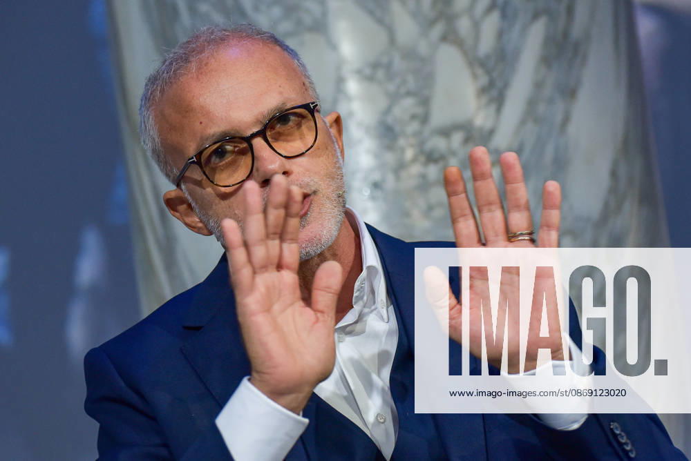 Ernesto Maria Ruffini attends the launch event of the new center-left political movement Più Uno at the Salone delle Colonne in Rome. Rome Italy - ZUMAs197 20261010_aaa_s197_149