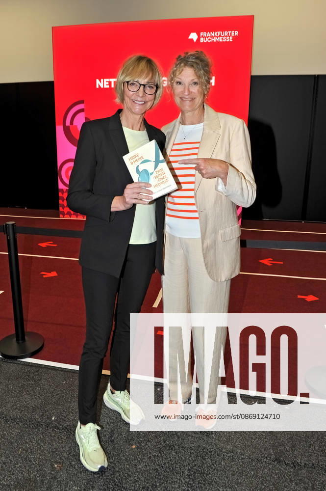 Frankfurt Book Fair 2026 Authors Heike Drechsler and Heike Henkel on October 10, 2026, at the Frankfurt Book Fair 20261010MWI154933