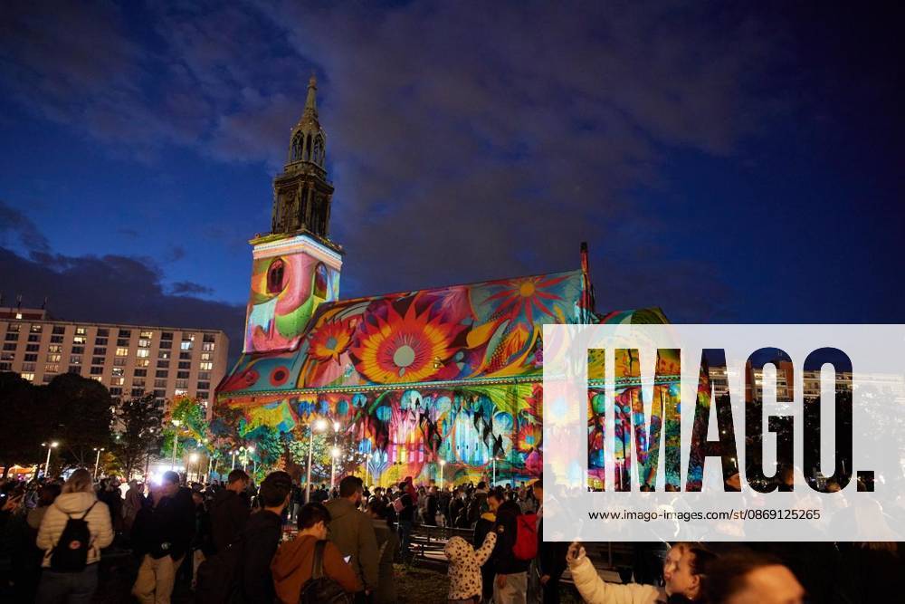 Festival of Lights ** ** **Festival of Lights at St. Mary s Church, Berlin, Germany. Copyright JörgxCarstensen
