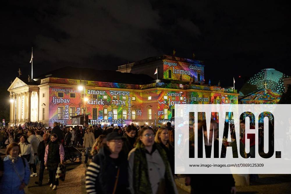Festival of Lights ** ** **Festival of Lights at the Staatsoper Deutschland Berlin, Berlin. Copyright JörgxCarstensen
