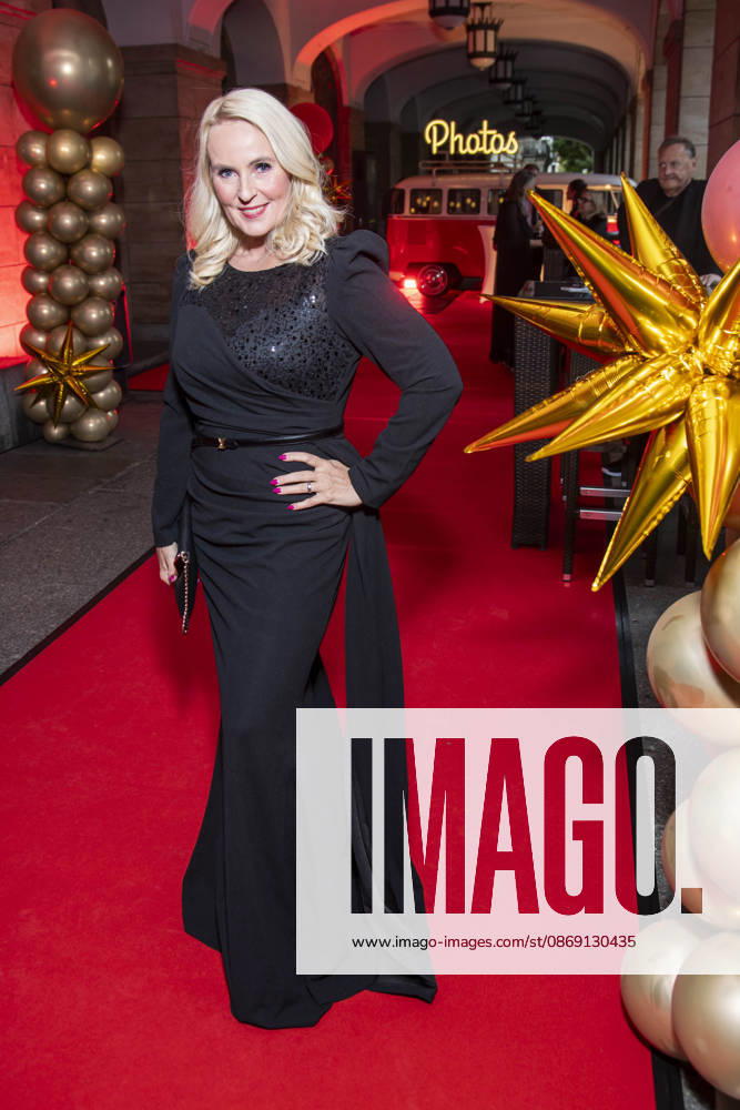 ABB HOPE GALA: Anja Petzold walks the red carpet at the 2026 Hope Gala at the Schauspielhaus Dresden on October 10, 2026, in Dresden, Saxony, Germany