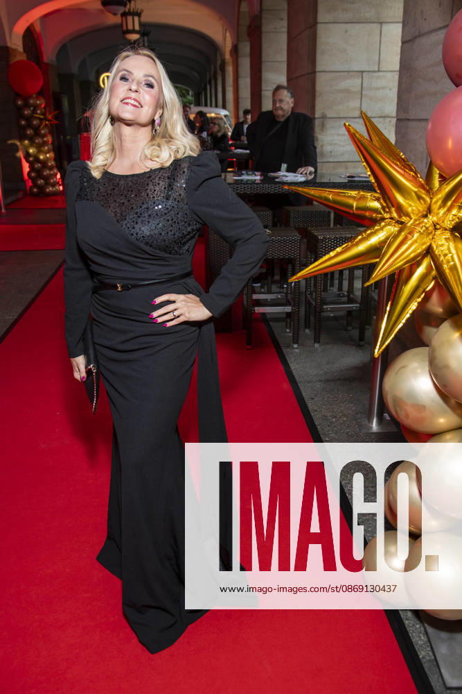 ABB HOPE GALA: Anja Petzold walks the red carpet at the 2026 Hope Gala at the Schauspielhaus Dresden on October 10, 2026, in Dresden, Saxony, Germany