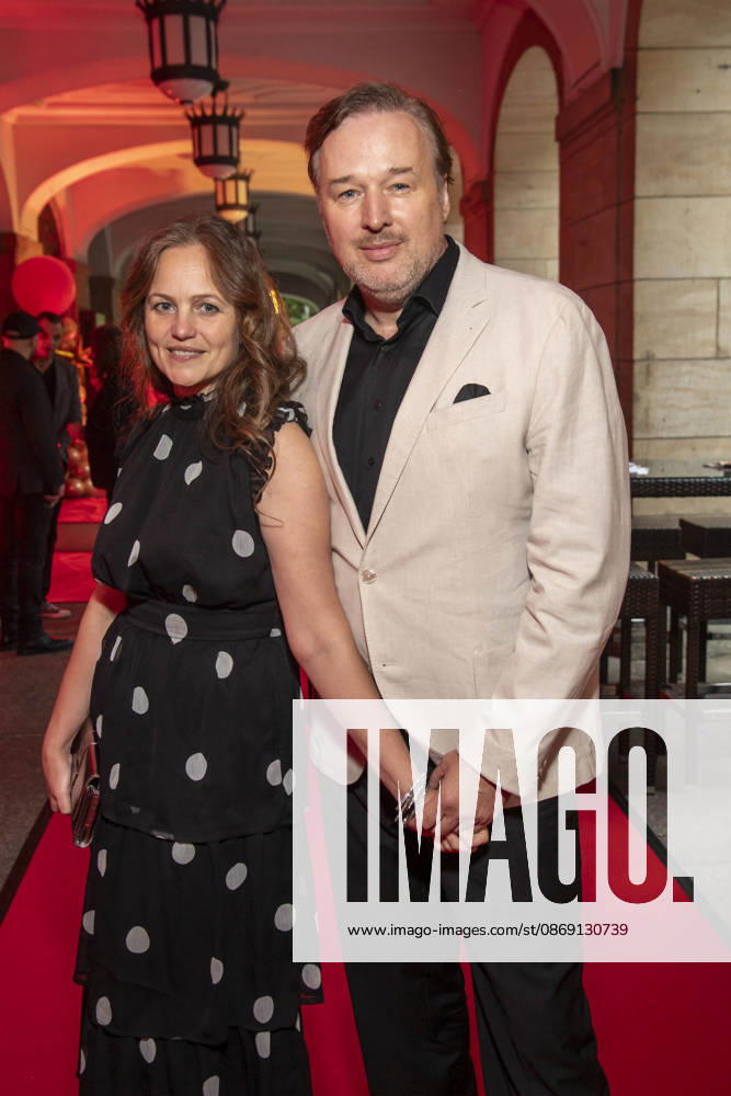 ABB HOPE GALA: Lidija Grossmann and Stephan Grossmann, a married couple, were guests on the red carpet at the 2026 Hope Gala at the Schauspielhaus Dresden on October 10, 2026, in Dresden, Saxony, Germany