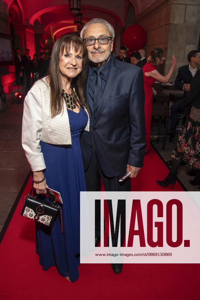 ABB HOPE GALA: Christine Stumph and Wolfgang Stumph, a married couple, appeared on the red carpet at the 2026 Hope Gala at the Schauspielhaus Dresden on October 10, 2026, in Dresden, Saxony, Germany