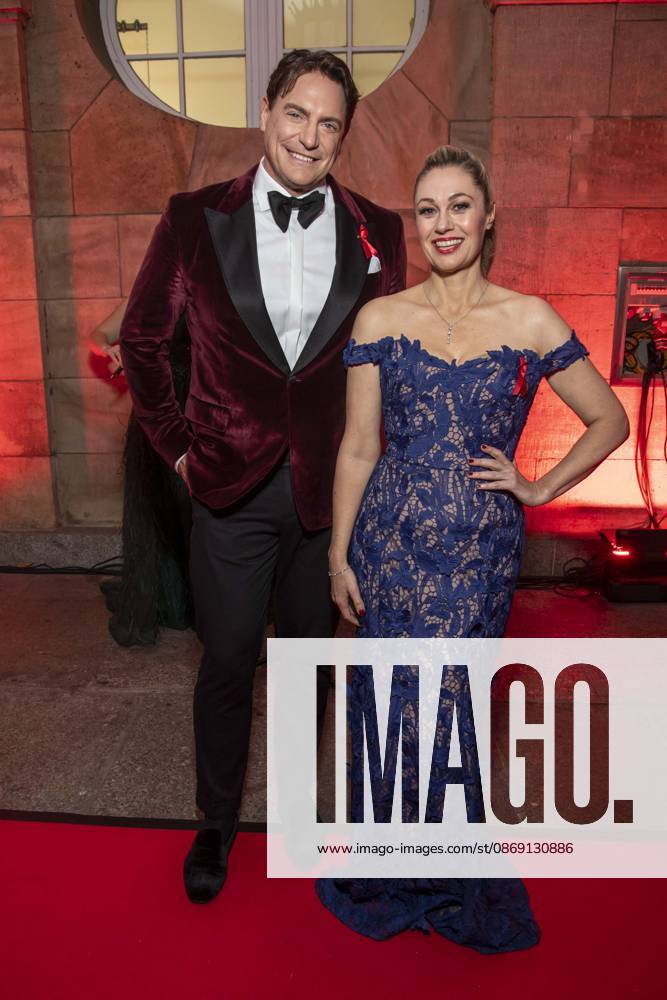 ABB HOPE GALA: Ruth Moschner and Benjamin Bieneck Walk the Red Carpet at the 2026 Hope Gala at the Schauspielhaus Dresden on October 10, 2026, in Dresden, Saxony, Germany
