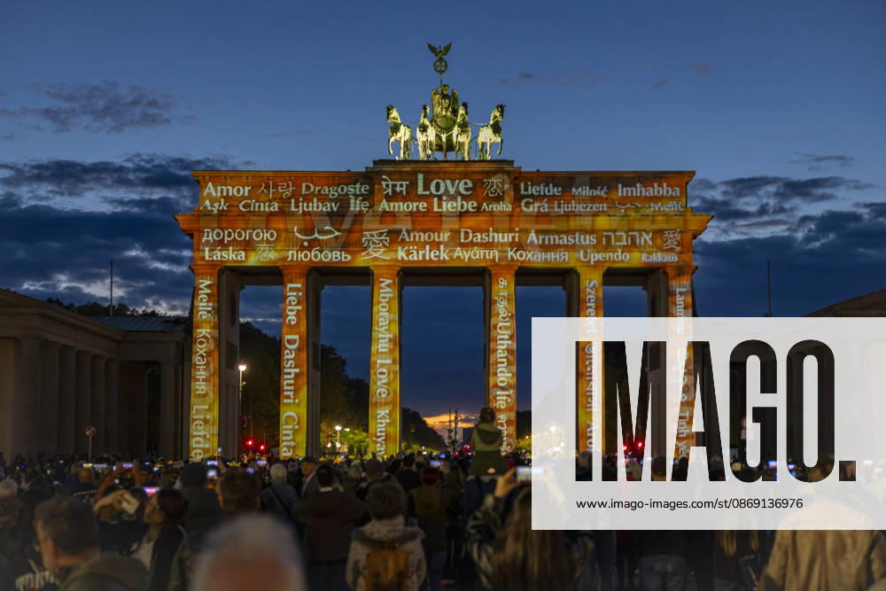 Festival of Lights, Downtown Light Festival, Berlin, October 10, 2026, Brandenburg Gate, 22nd BERLIN FESTIVAL OF LIGHTS, Theme: Colours of Love, light installations, October 10, 2026, Berlin, Germany English Brandenburg Gate, 22nd Berlin Festival of Lights, Theme: Colours of Love, light installations, October 10, 2026, Berlin, Germany Berlin City Center Berli