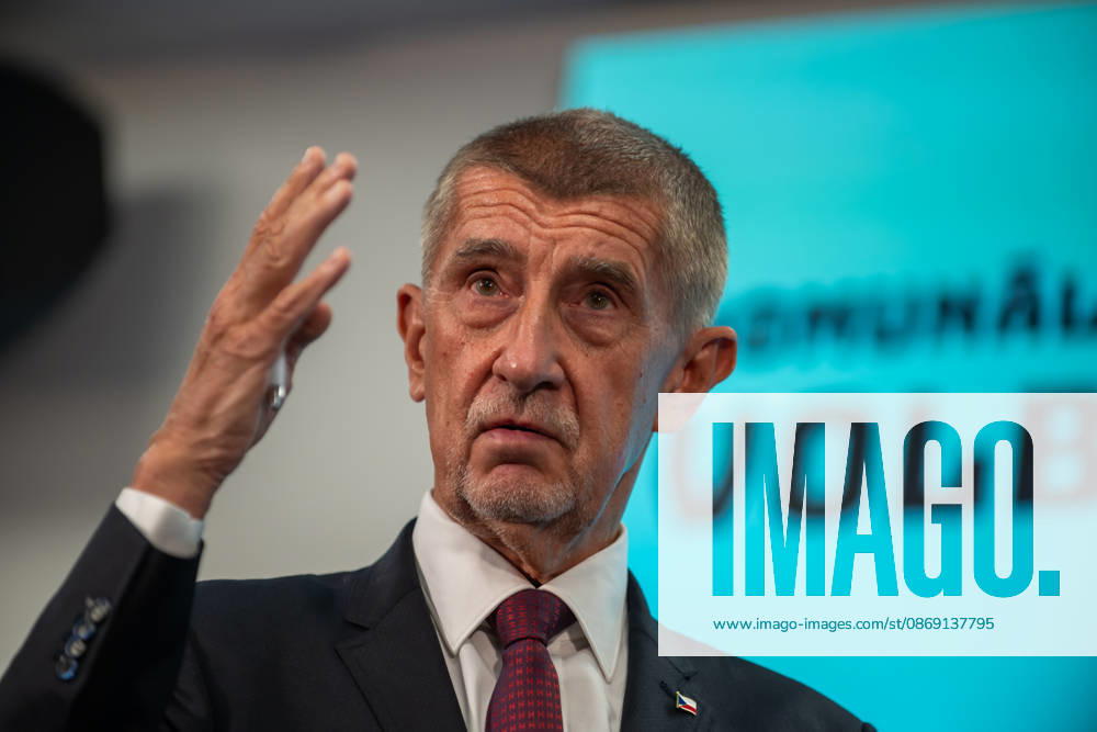 Andrej Babis, Czech prime minister press conference after municipal and senate elections - 10 Oct 2026 Andrej Babis, Czech Prime Minister, leader of ANO party and billionaire speaks to the media during a press conference after municipal and senate elections in the Czech republic. Czech municipal and senate elections took place on the 9th and 10th of October 2026. Prague Czech Republic