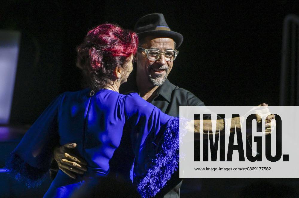 ABB HOPE GALA: Jan Josef Liefers dances with Viola Klein; singing performance on stage at the Hope Gala 2026 at the Schauspielhaus Dresden on October 10, 2026, in Dresden, Saxony, Germany