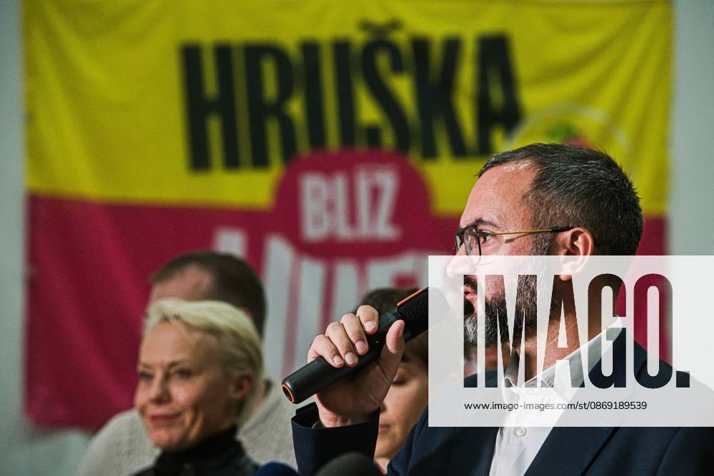 The two-day elections to municipal assemblies ended in the Czech Republic together with the first round of the elections to one-third of the Senate, at 2:00 p.m. on October 10, 2026. On the photo: the Brno KDU-CSL candidate for Mayor of Brno Jakub Hruska at KDU-CSL+STAN campaign headquarters in Brno. (CTKxPhoto PatrikxUhlir) CTKPhotoP2026101100075 CTKPhotoP2026101100075