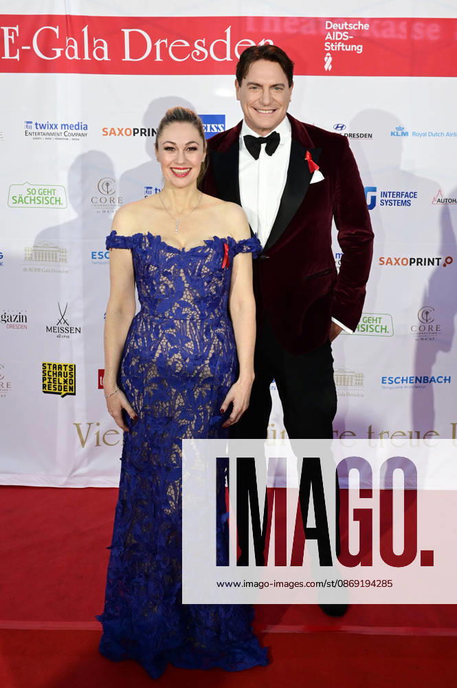 Ruth Moschner and Benjamin Bieneck at the 18 Hope Gala 2026 at the Schauspielhaus Dresden, October 10, 2026 Foto:xM.xWehnertx xFuturexImagex hope_6202