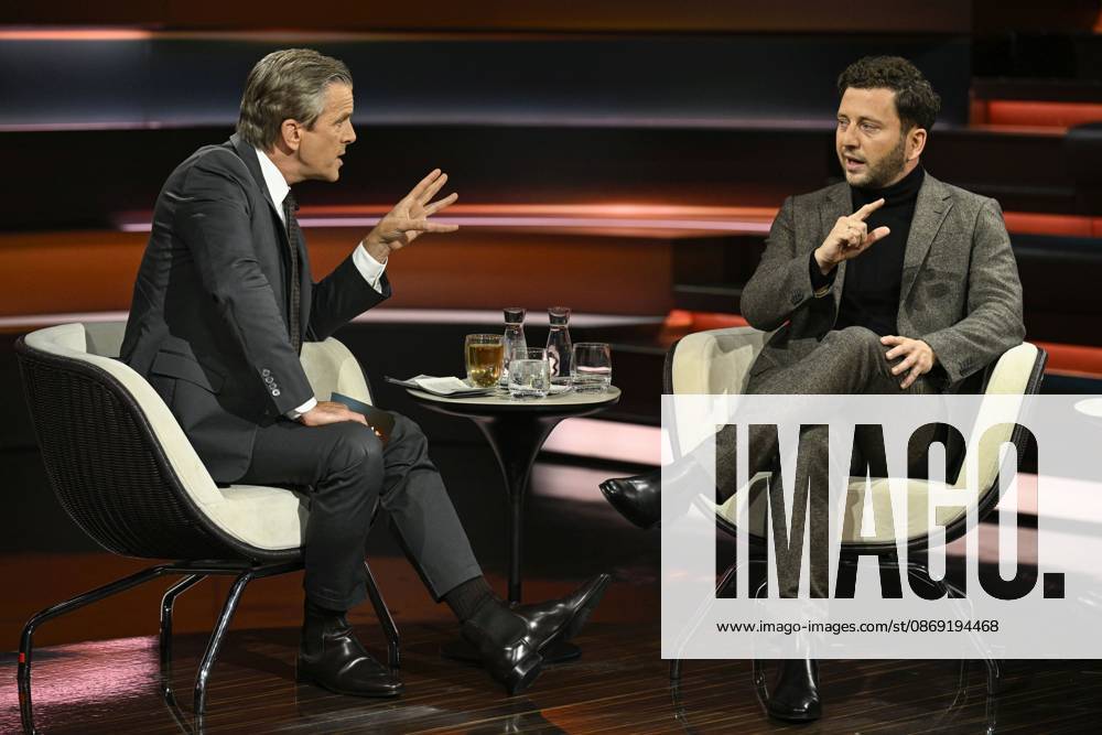 Markus Lanz with Felix Banaszak on October 7, 2026, on *Markus Lanz*, ZDF TV television talk show Germany German man men Alliance 90 The Greens Green Green Party politics politician German politician Italy Italian Italian Germ