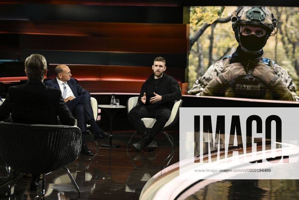 Talk show hosted by Markus Lanz, ZDF 10:26 a.m. Markus Lanz, Daniel Stelter, and Alexander Gertz (from left) on October 8, 2026, on Markus Lanz, ZDF TV, talk show, Germ