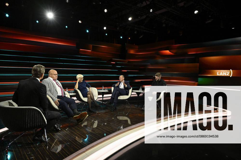 Panel discussion on *Markus Lanz*, ZDF, October 26, 2026, featuring Markus Lanz, P