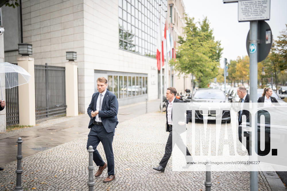 Manuel Hagel, Minister of the Interior of Baden-Württemberg, upon his arrival at the CDU Germany Executive Committee Retreat in Berlin, October 2026, Berlin, Berlin, Germany, Konrad Adenauer House