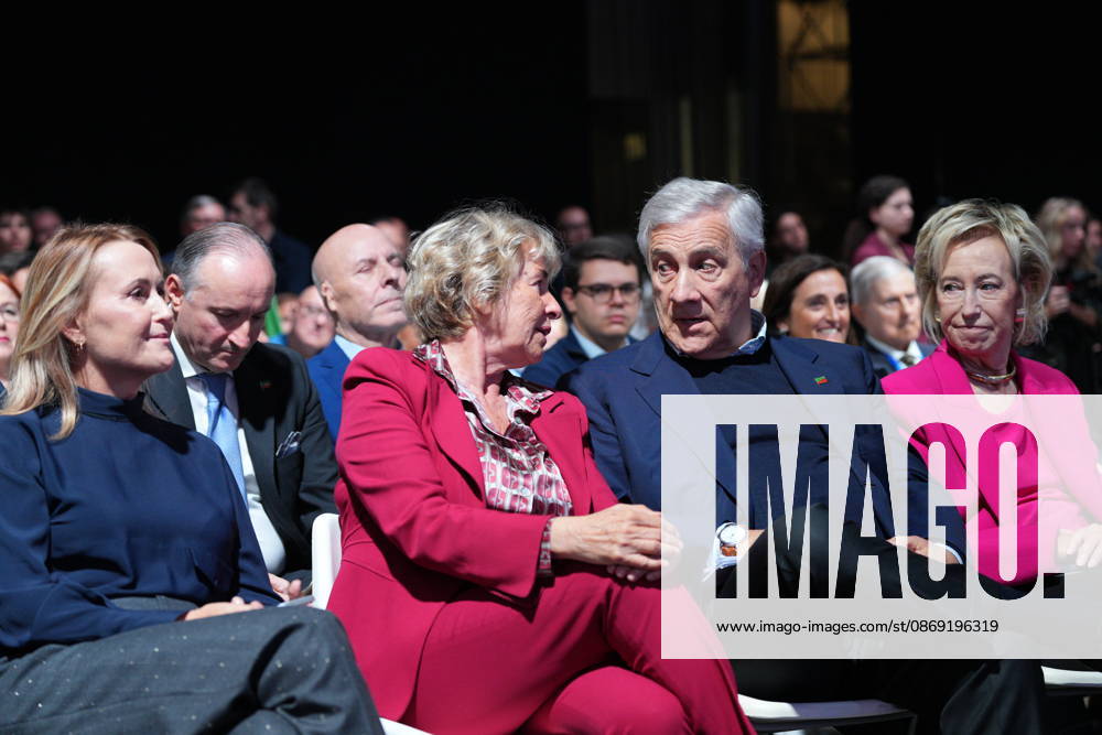 IPA89549667 - Milan, October 11, 2026, Forza Italia Event: The Optimism of Will at the East End Studios on Via Mecenate, featuring Stefania Craxi, Antonio Tajani, and Letizia Moratti