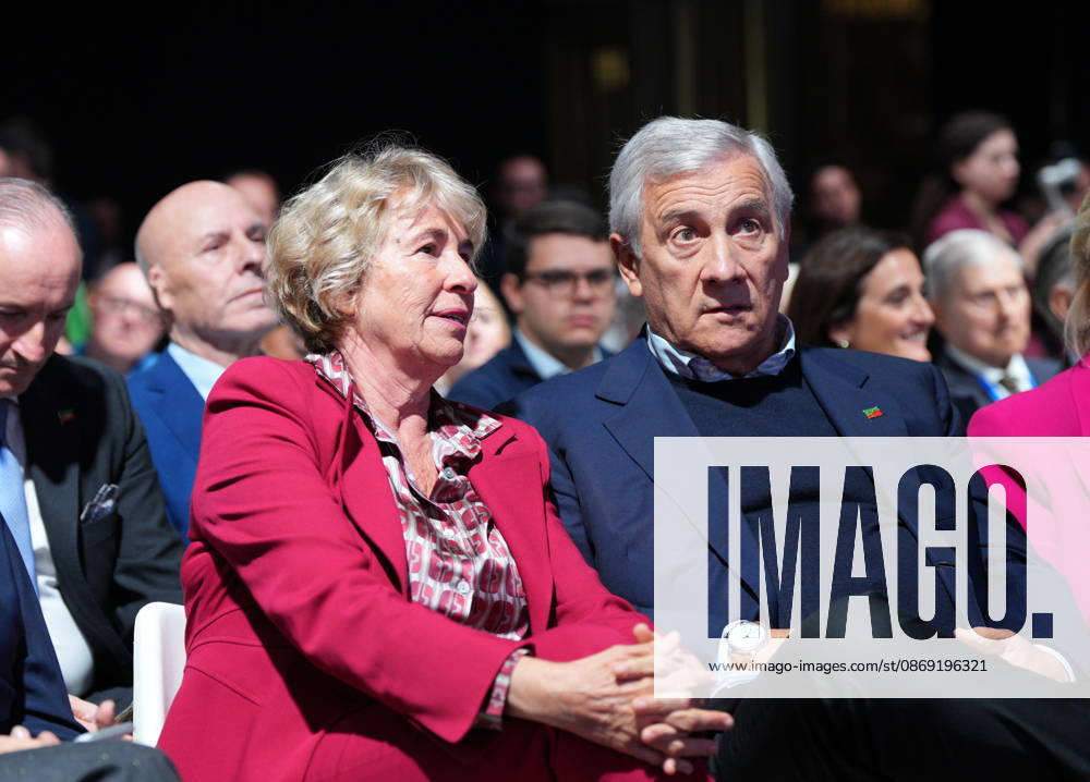 IPA89549668 - Milan, October 11, 2026, Forza Italia Event: The Optimism of Will at the East End Studios on Via Mecenate with Stefania Craxi and Antonio Tajani