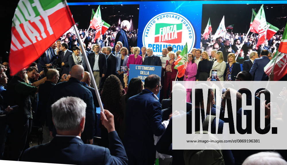 IPA89549814 - Milan, October 11, 2026, Forza Italia Event: The Optimism of Will at East End Studios on Via Mecenate with Antonio Tajani