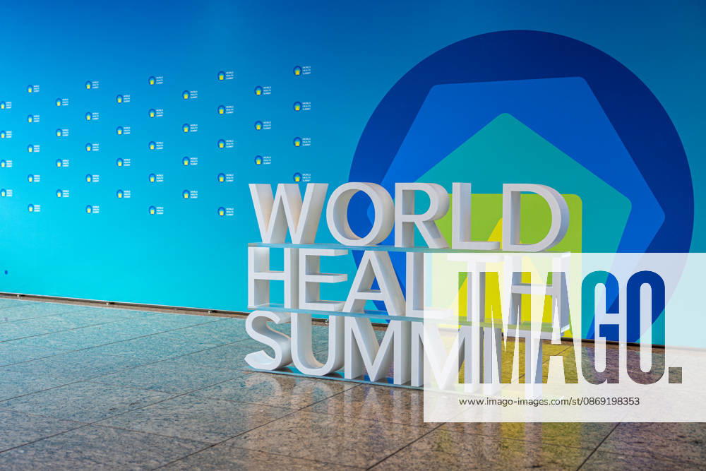 World Health Summit 2026: Global Health Policy, Germany, Berlin, October 11, 2026. A 3D sign for the World Health Summit at the InterContinental Hotel in Berlin, where the international health summit is taking place.