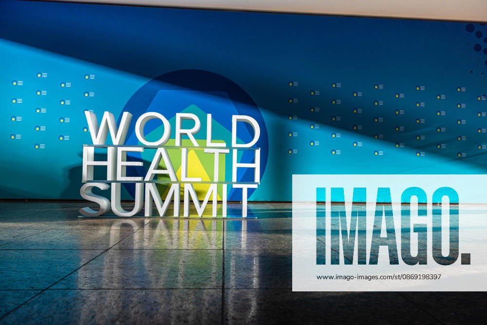 World Health Summit 2026: Global Health Policy, Germany, Berlin, October 11, 2026. A 3D sign for the World Health Summit at the InterContinental Hotel in Berlin, where the international health summit is taking place.