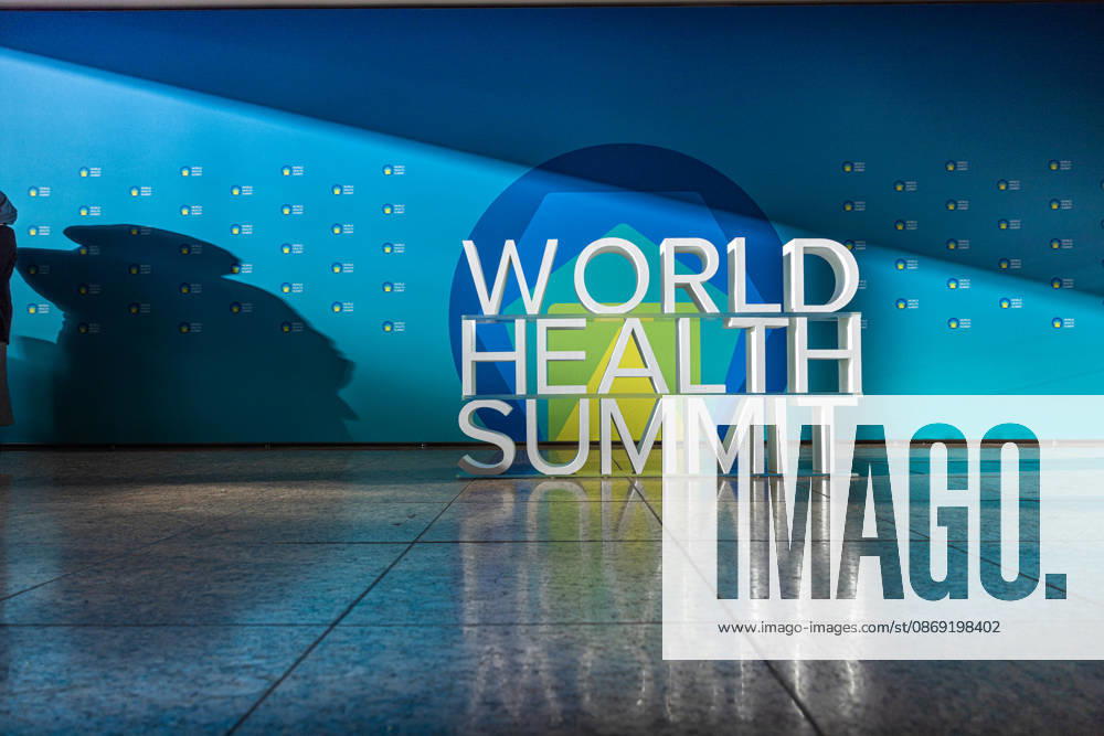 World Health Summit 2026: Global Health Policy, Germany, Berlin, October 11, 2026. A 3D sign for the World Health Summit at the InterContinental Hotel in Berlin, where the international health summit is taking place.
