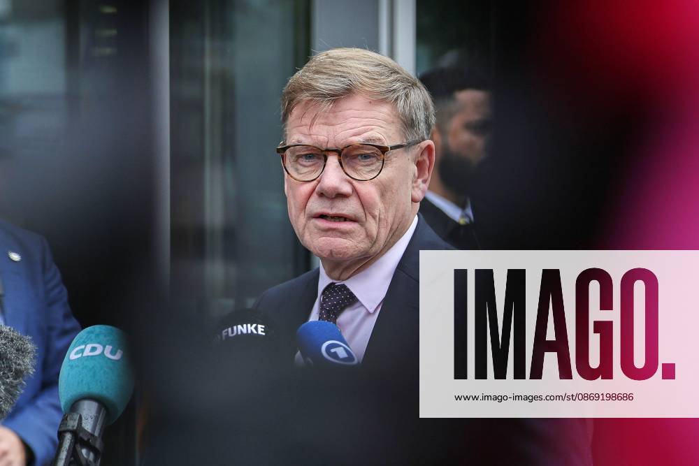 Konrad Adenauer House CDU Committee Meeting Federal Minister of Foreign Affairs Johann Wadephul CDU