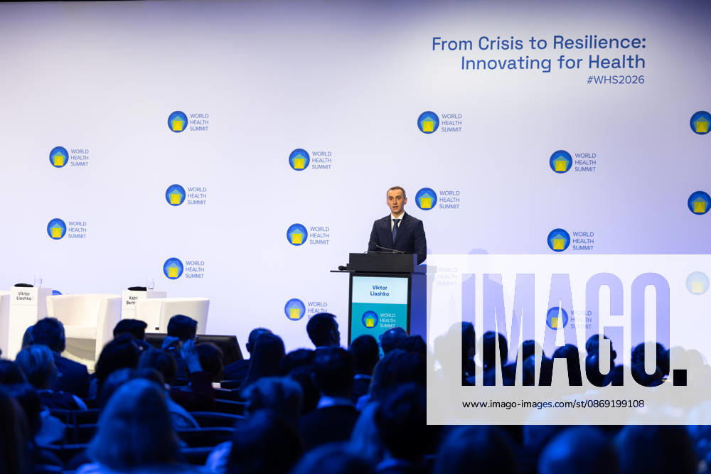 World Health Summit 2026, Berlin, Germany, on October 11, 2026. Ukrainian Health Minister Viktor Lyashko will deliver a keynote address at the World Health Summit in Berlin.
