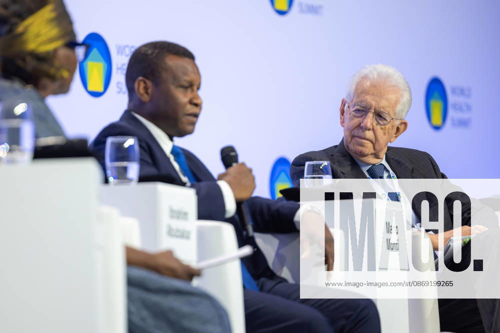 World Health Summit 2026, Germany, Berlin, October 11, 2026 Former Italian Prime Minister Prof. Dr. Mario Monti during a panel di