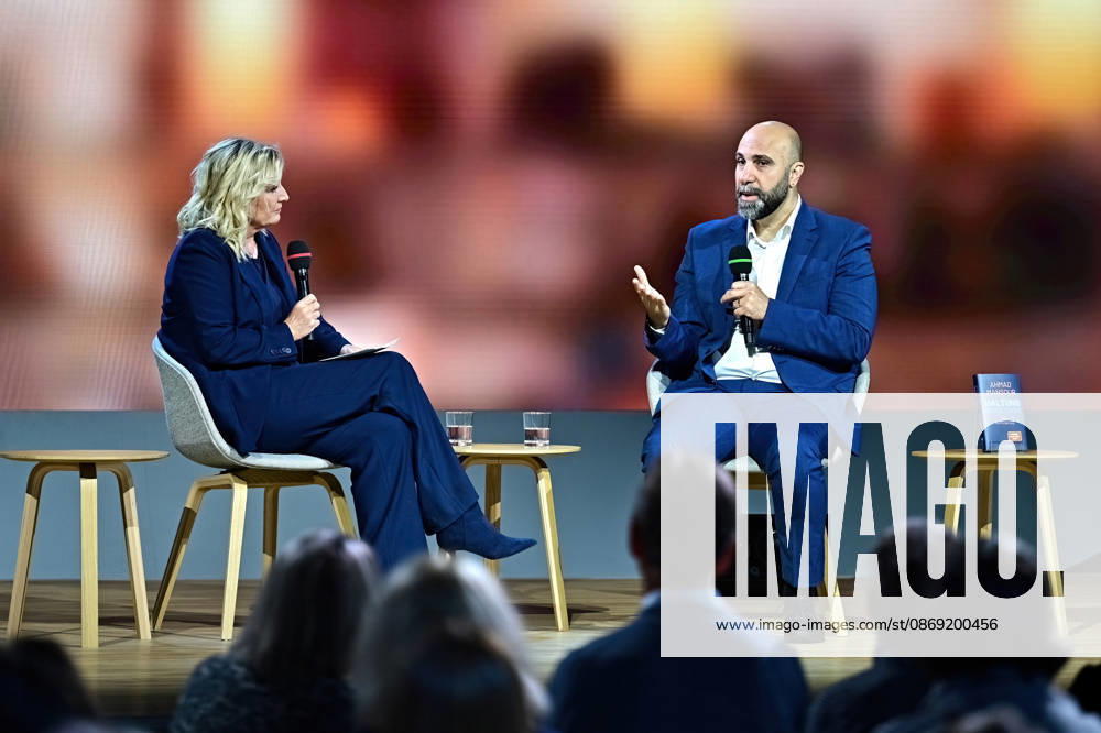 Frankfurt Book Fair 2026: Author Ahmad Mansour in conversation with Inga Kühn on October 11, 2026, at the Frankfurt Book Fair 20261011MWI155796