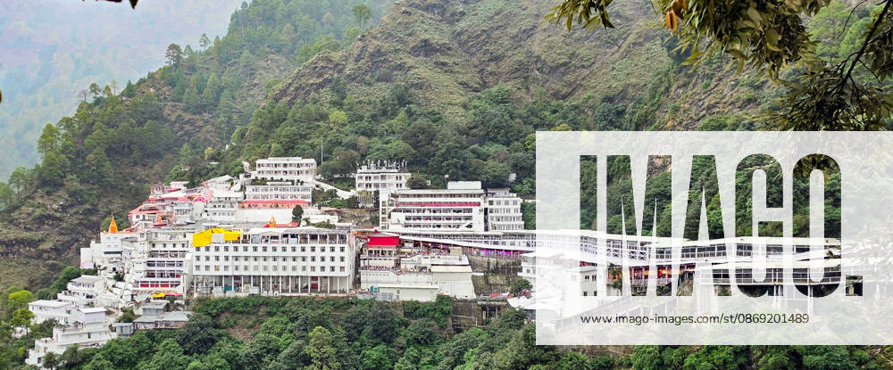 Mata Vaishno Devi Temple on the First Day of Sharad Navratri Katra, Oct 11 (ANI): A scenic view of the Mata Vaishno Devi Temple on the first day of Sharad Navratri, in Katra on Sunday. Katra Jammu and Kashmir India