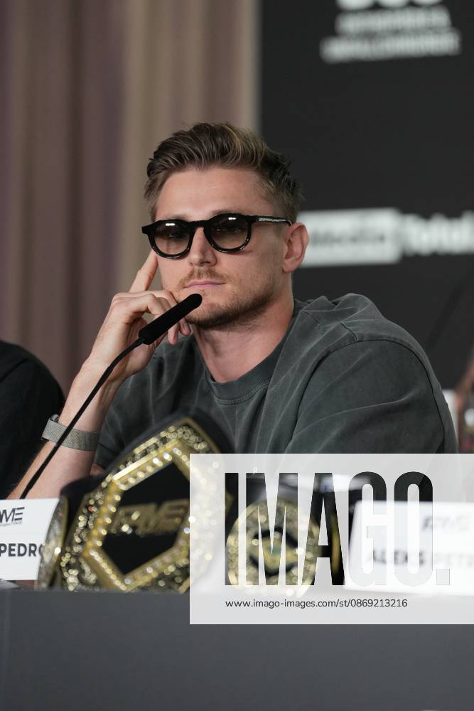 Fame Fighting 2026 Press Conference: Tommy Pedroni at the press conference for the fourth edition of Fame Fighting Celebrity Boxing on October 11, 2026, at the Atlantic Hotel in Essen, North Rhine-Westphalia