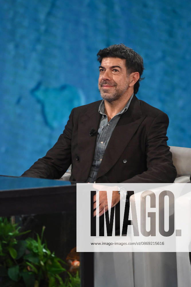 IPA89573959 - Milan, TV Show Che Tempo Che Fa - Nove. Pictured: Pierfrancesco Favino