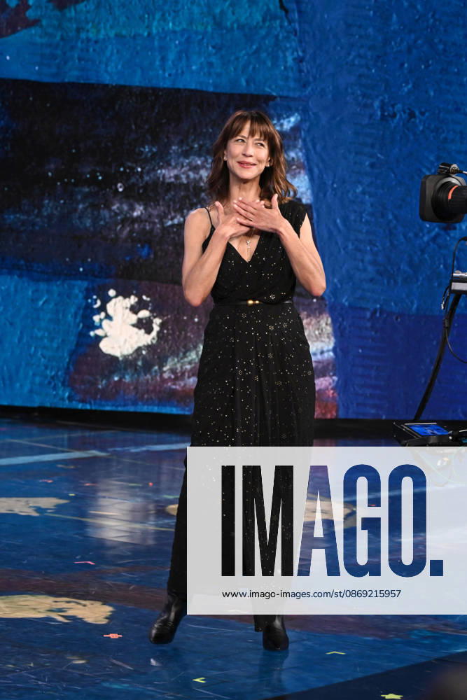 IPA89573760 - Milan, TV Show Che Tempo Che Fa - Nove. Pictured: Sophie Marceau