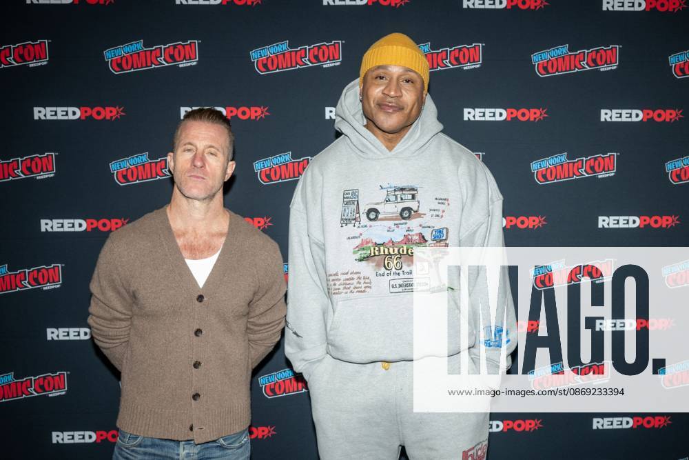 (L-R) Scott Caan and LL COOL J attend a panel discussion for CBS new series NCIS: NEW YORK.during New York Comic Con 2026 at The Jacob K. Javits Convention Center on October 11, 2026 in New York City. New York United States - ZUMAs197 20261011_aaa_s197_343