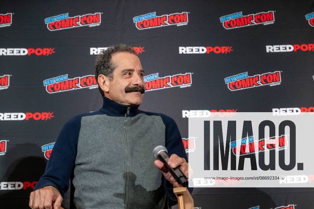 Tony Shalhoub speaks at a panel discussion for CBS s new crime-solving drama EINSTEIN!.during New York Comic Con 2026 at The Jacob K. Javits Convention Center on October 11, 2026 in New York City. New York United States - ZUMAs197 20261011_aaa_s197_366