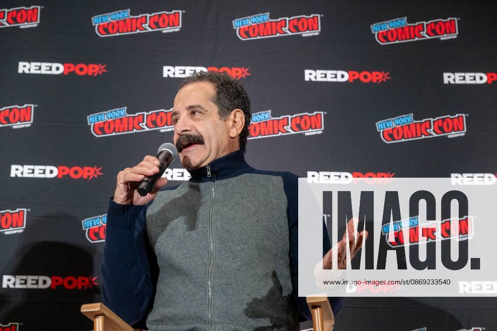 Tony Shalhoub speaks at a panel discussion for CBS s new crime-solving drama EINSTEIN!.during New York Comic Con 2026 at The Jacob K. Javits Convention Center on October 11, 2026 in New York City. New York United States - ZUMAs197 20261011_aaa_s197_384
