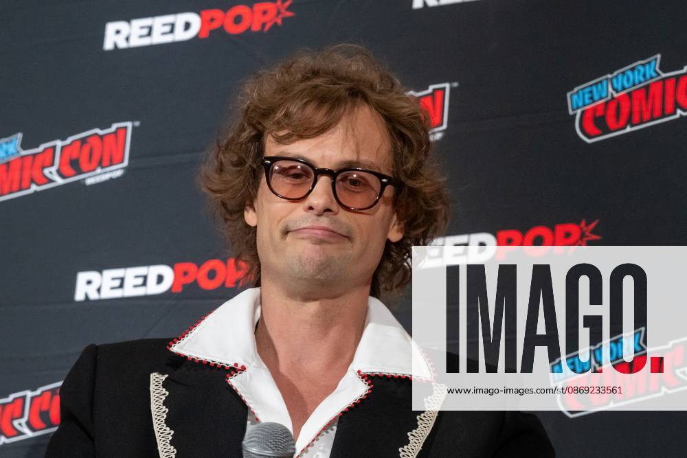 Matthew Gray Gubler speaks at a panel discussion for CBS s new crime-solving drama EINSTEIN!.during New York Comic Con 2026 at The Jacob K. Javits Convention Center on October 11, 2026 in New York City. New York United States - ZUMAs197 20261011_aaa_s197_371