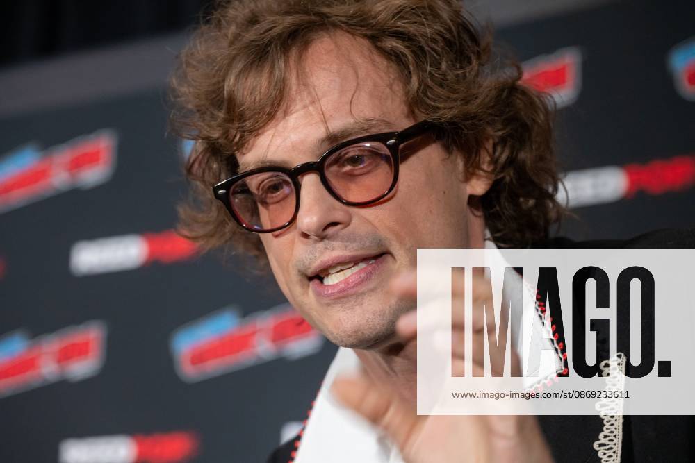 Matthew Gray Gubler speaks at a panel discussion for CBS s new crime-solving drama EINSTEIN!.during New York Comic Con 2026 at The Jacob K. Javits Convention Center on October 11, 2026 in New York City. New York United States - ZUMAs197 20261011_aaa_s197_409