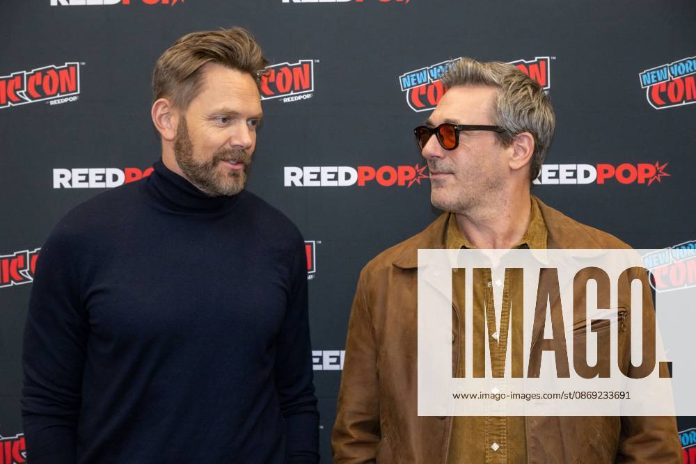 (L-R) Joel McHale and Jon Hamm attend a FOX Entertainment s panel discussion Fox Comedy Panel With Jon Hamm & Joel McHale.during New York Comic Con 2026 at The Jacob K. Javits Convention Center on October 11, 2026 in New York City. New York United States - ZUMAs197 20261011_aaa_s197_386