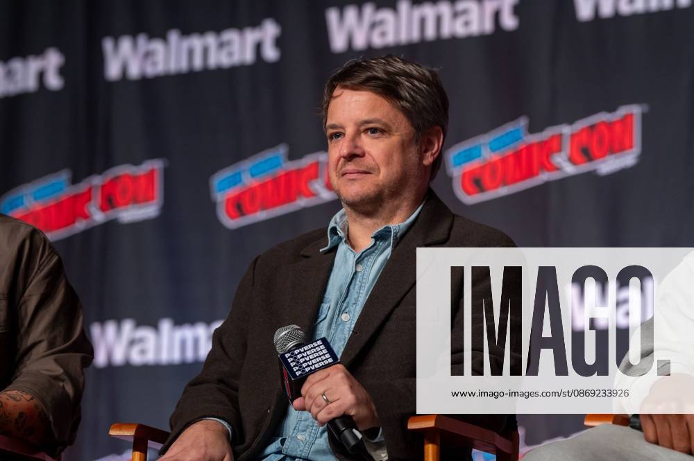 Byron Balasco speaks at a panel discussion for CBS new series NCIS: NEW YORK.during New York Comic Con 2026 at The Jacob K. Javits Convention Center on October 11, 2026 in New York City. New York United States - ZUMAs197 20261011_aaa_s197_416