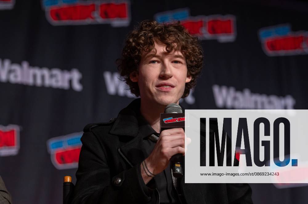 Devin Druid speaks at a panel discussion for CBS new series NCIS: NEW YORK.during New York Comic Con 2026 at The Jacob K. Javits Convention Center on October 11, 2026 in New York City. New York United States - ZUMAs197 20261011_aaa_s197_488