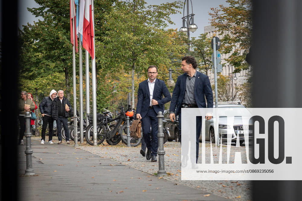 Jan Redmann, Minister of the Interior of Brandenburg, upon his arrival at the CDU Germany Executive Committee Retreat in Berlin, October 2026, Berlin, Berlin, Germany, Konrad Adenauer House