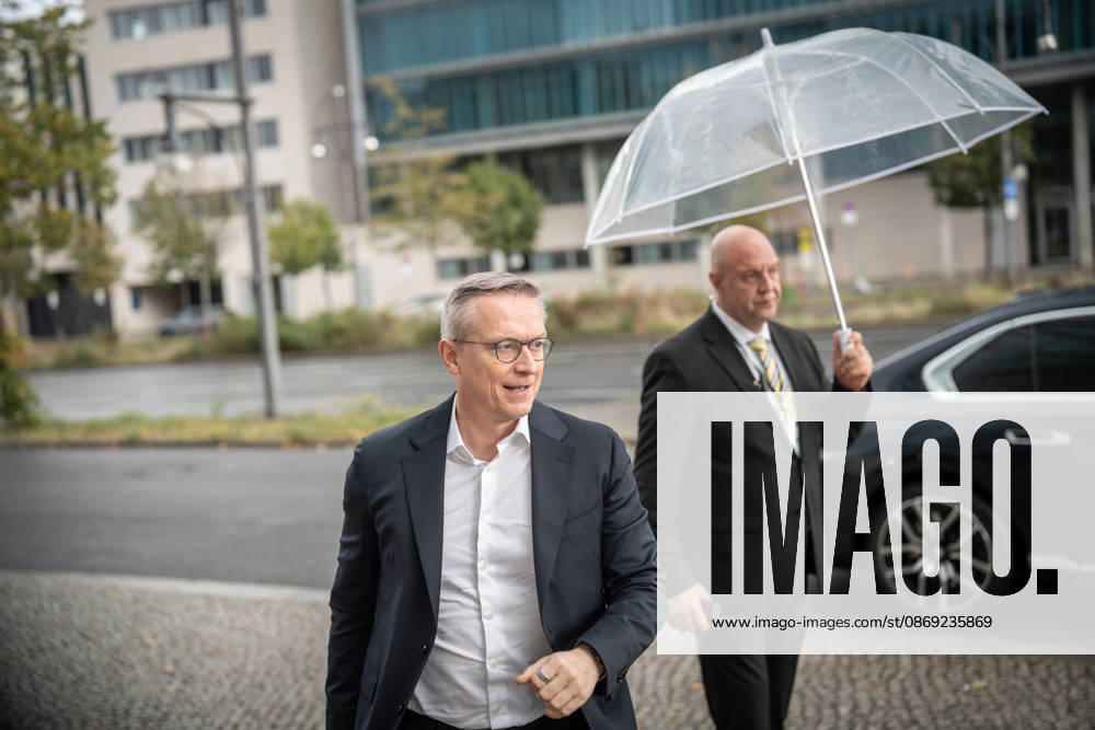 Karsten Wildberger, Federal Minister for Digital Affairs and State Modernization, upon his arrival at the CDU Germany Executive Committee Retreat in Berlin, October 2026, Berlin, Berlin, Germany, Konrad Adenauer House