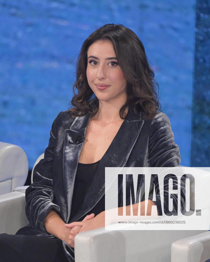 Photo by Mario Romano, IPP Milan, October 11, 2026. TV show *Che Tempo Che Fa*. Pictured: journalist Cecilia Sala. Italy Photo Press World. Copyright *Che Tempo Che Fa*